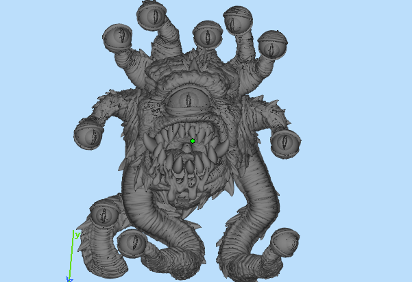 龍與地下城中眼魔暴君3D模型圖